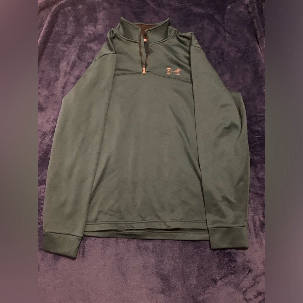 Women’s Under Armour Green half zip
